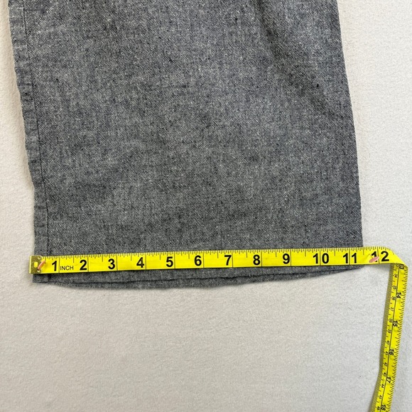 Reitmans Petites‎ Gray Linen Blend Wide Leg Drawstring Pants Size 16P - Picture 9 of 9